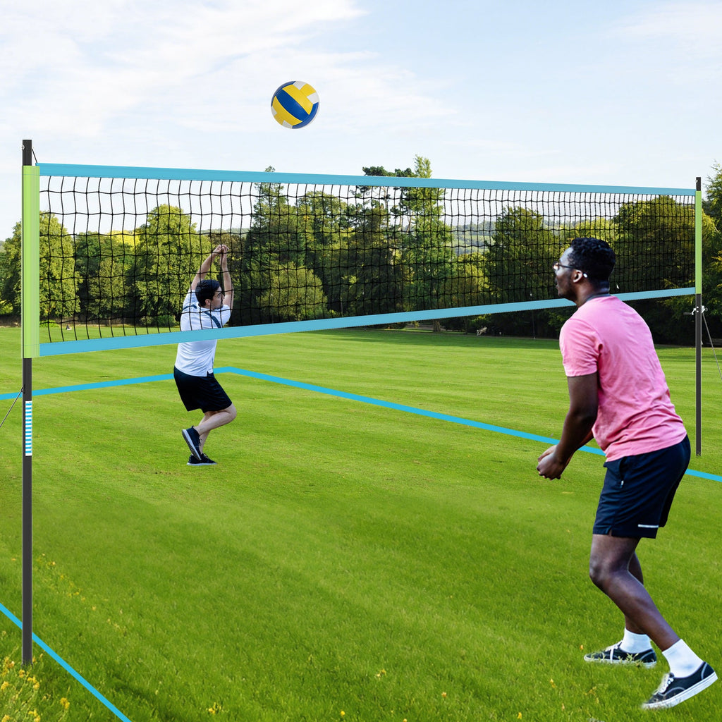 Portable Outdoor Volleyball Net Set Heavy-Duty Volleyball Net System