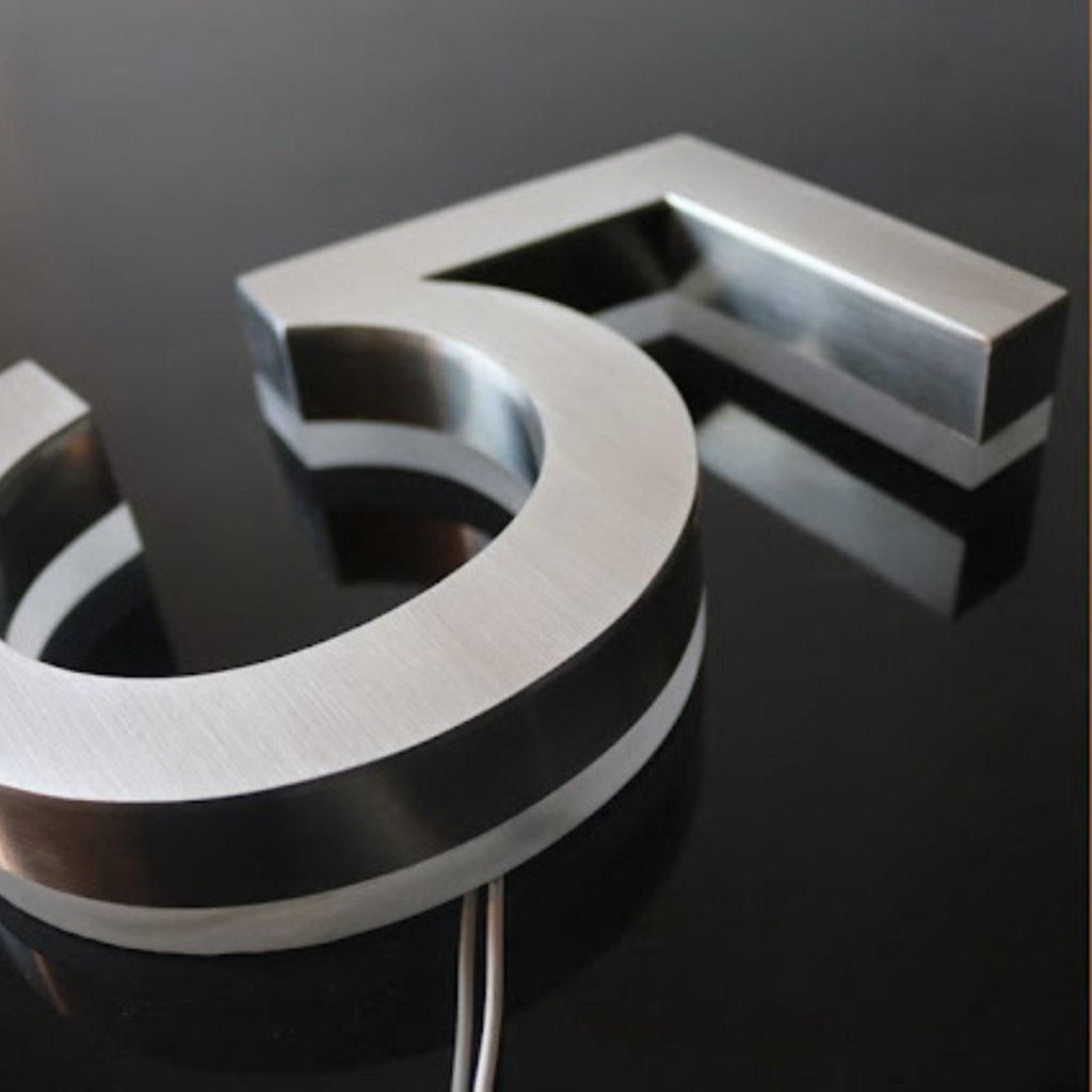Backlit LED House Numbers – Custom Illuminated Address Numbers for Outdoor Use