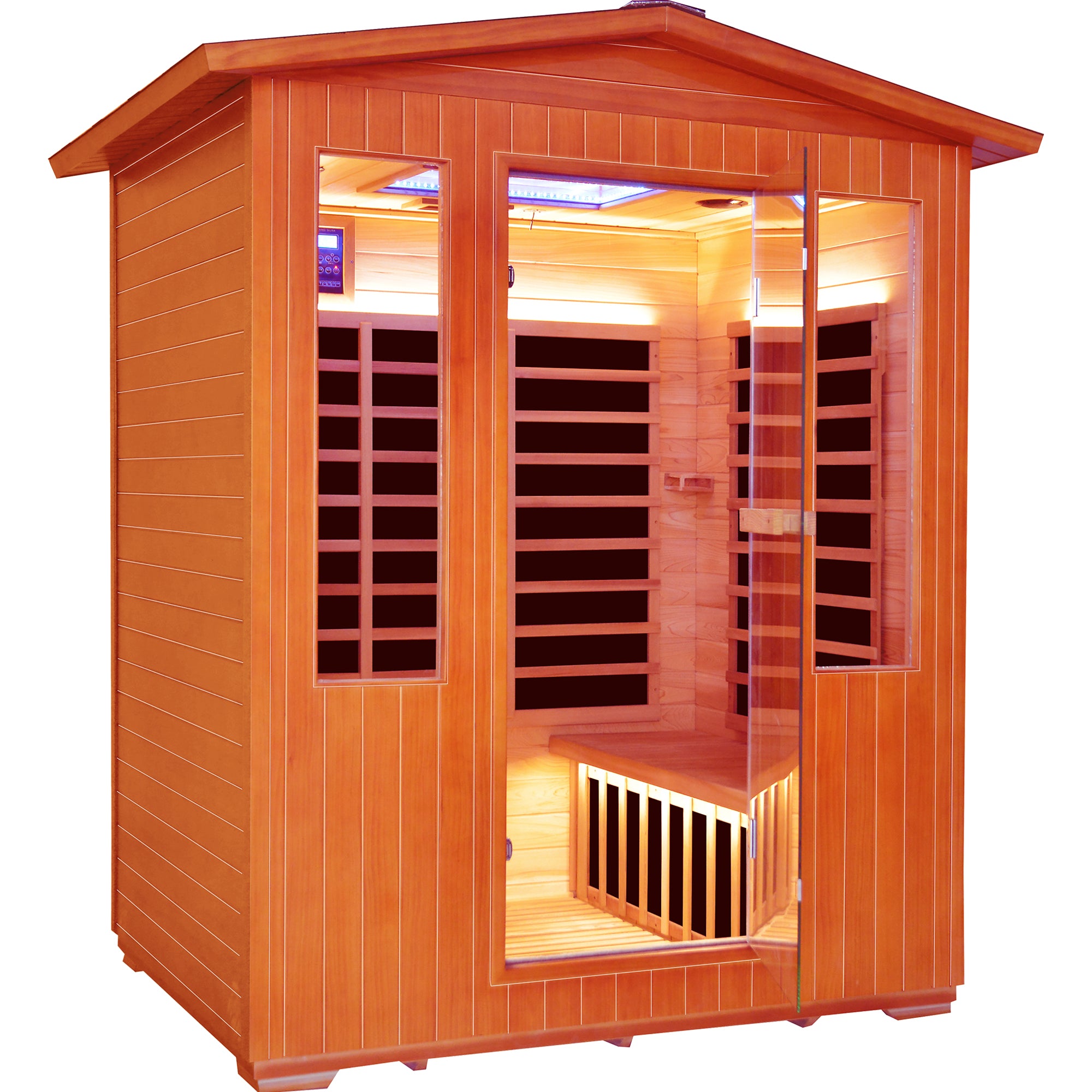 3-4-Person Outdoor Sauna - Backyard Wellness Room
