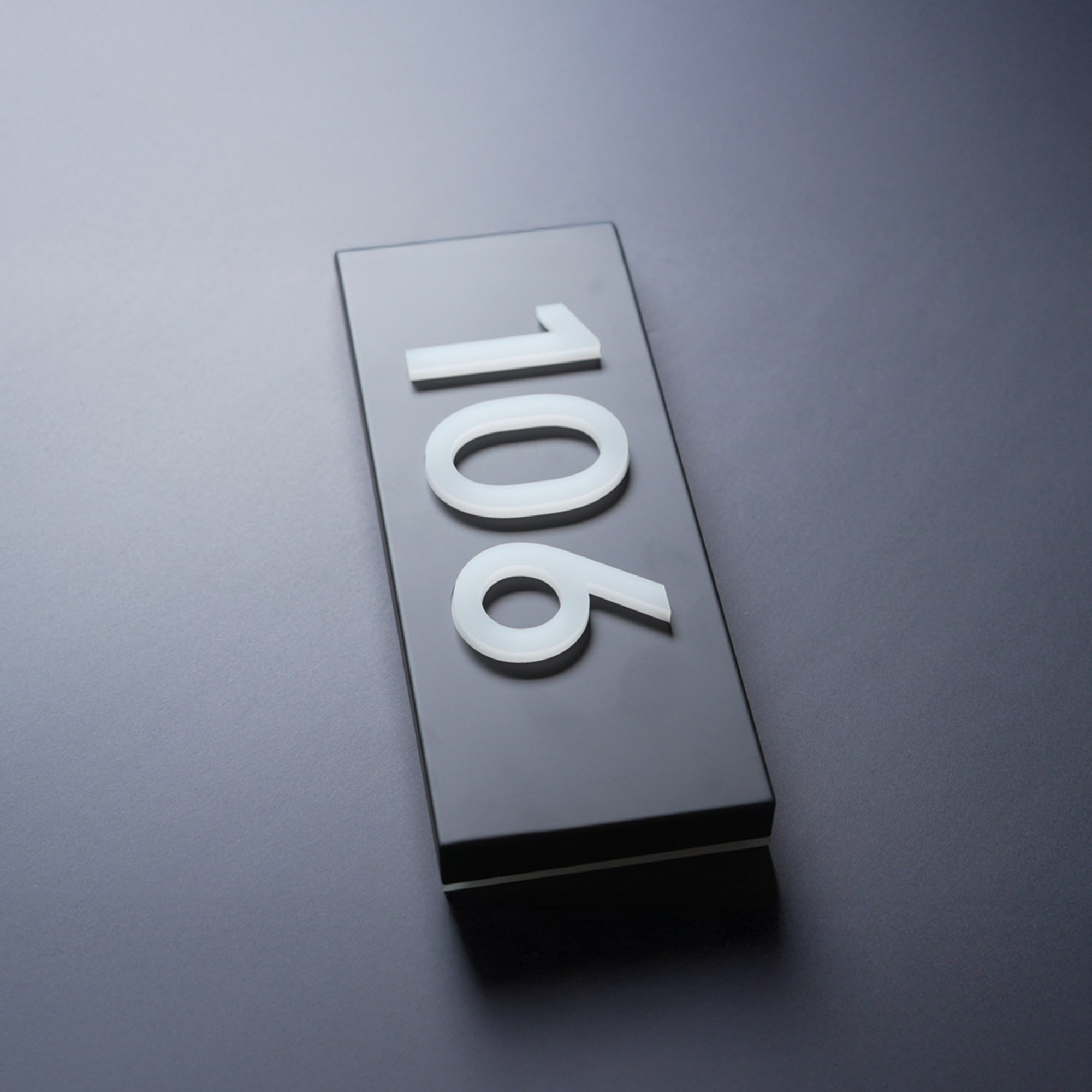 3D Acrylic Backlit House Numbers – Modern LED Address Numbers for Exterior