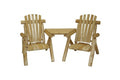 72" x 36" x 39" Natural Wood Visa-Tete - Outdoor Patio Chair