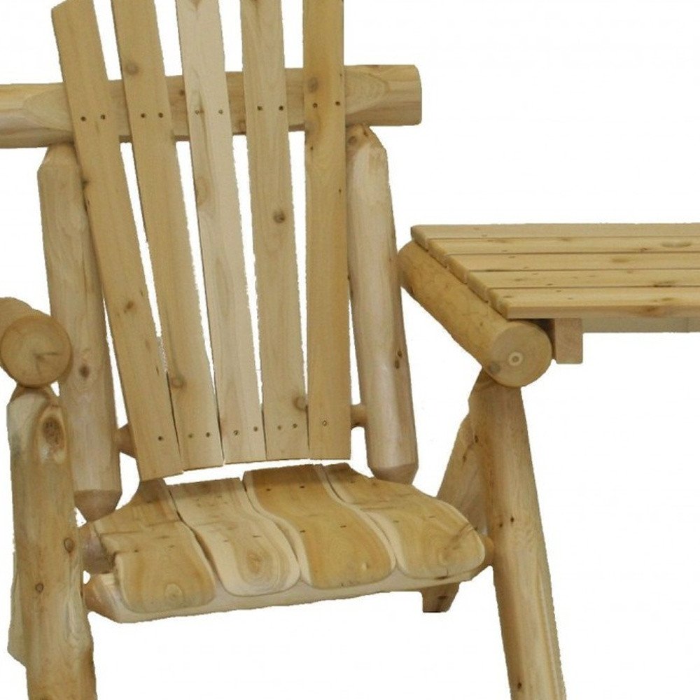72" x 36" x 39" Natural Wood Visa-Tete - Outdoor Patio Chair