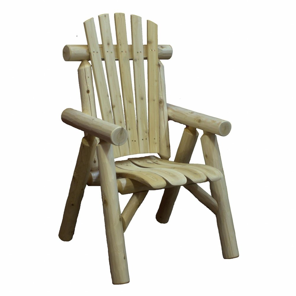 28" x 26" x 42" Natural Wood Dining Chair