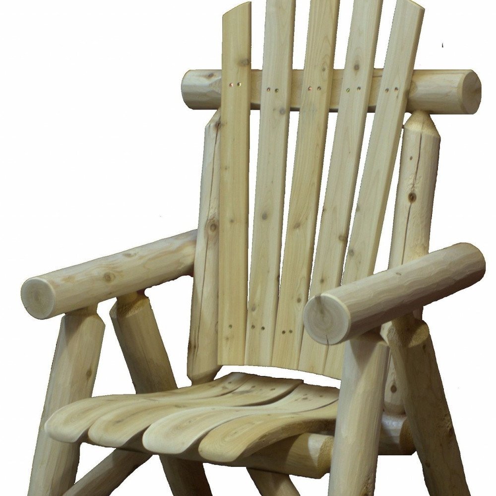 28" x 26" x 42" Natural Wood Dining Chair