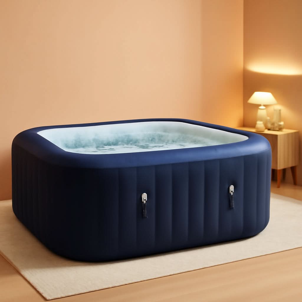 AirJet Hot Tub 4 To 6-Person 140 Jets EnergySense Cover - Portable Outdoor Spa