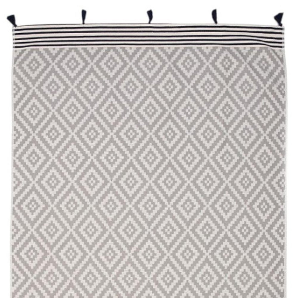 Outdoor Gray Tribal Design Turkish Towel Beach Blanket