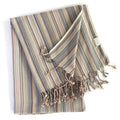 Outdoor Multi Colored Striped Design Turkish Beach Blanket