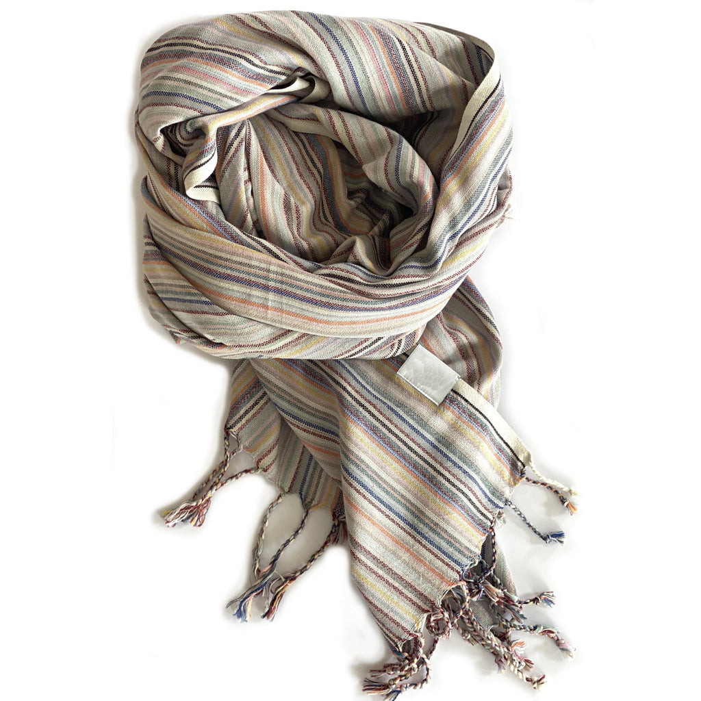 Outdoor Multi Colored Striped Design Turkish Beach Blanket