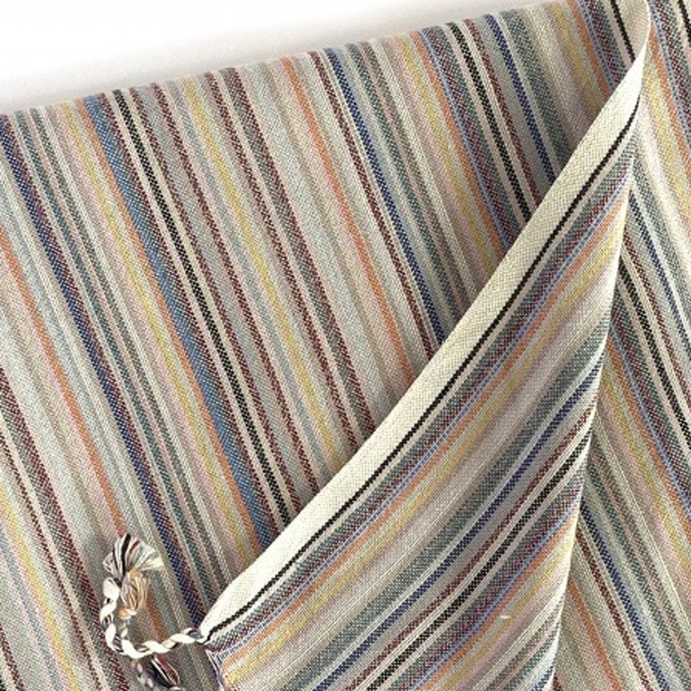 Outdoor Multi Colored Striped Design Turkish Beach Blanket