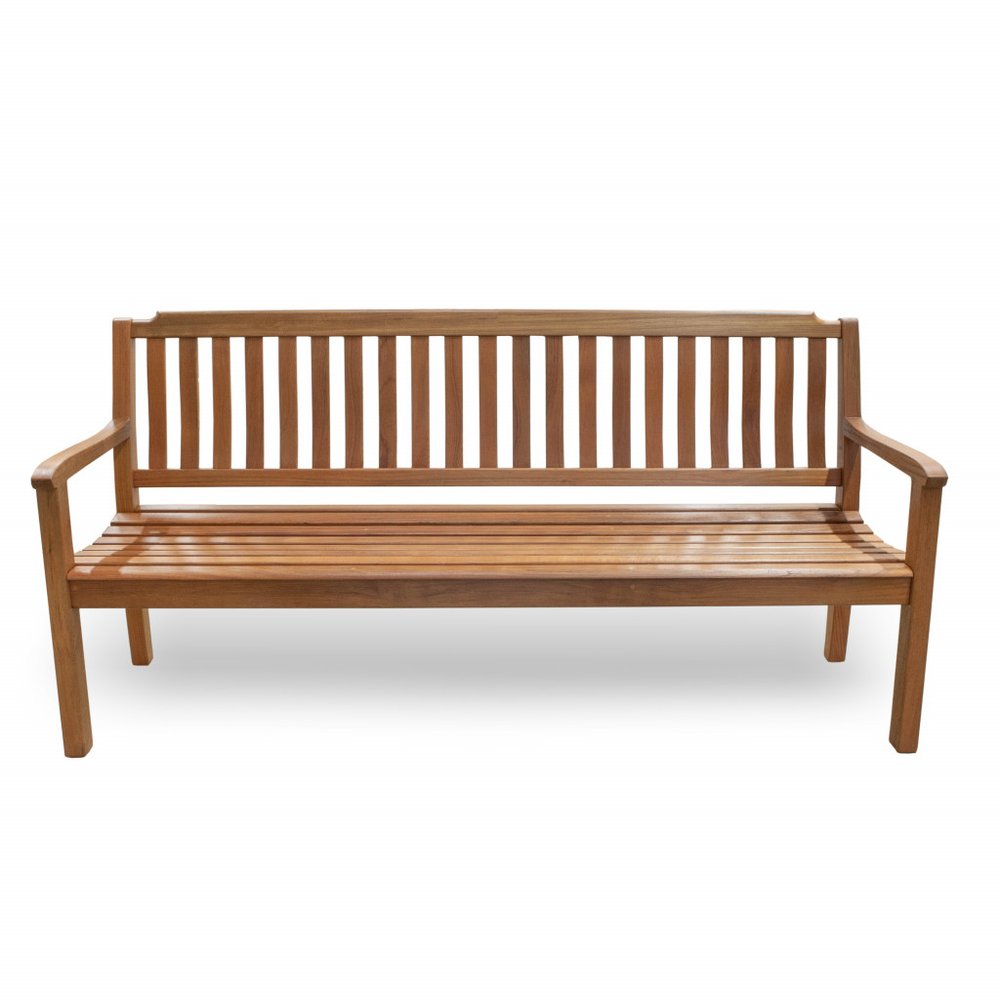 72" Teak Solid Wood Garden Outdoor Garden Bench