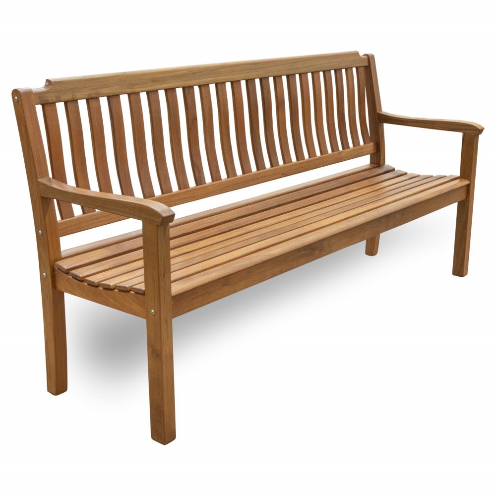 72" Teak Solid Wood Garden Outdoor Garden Bench