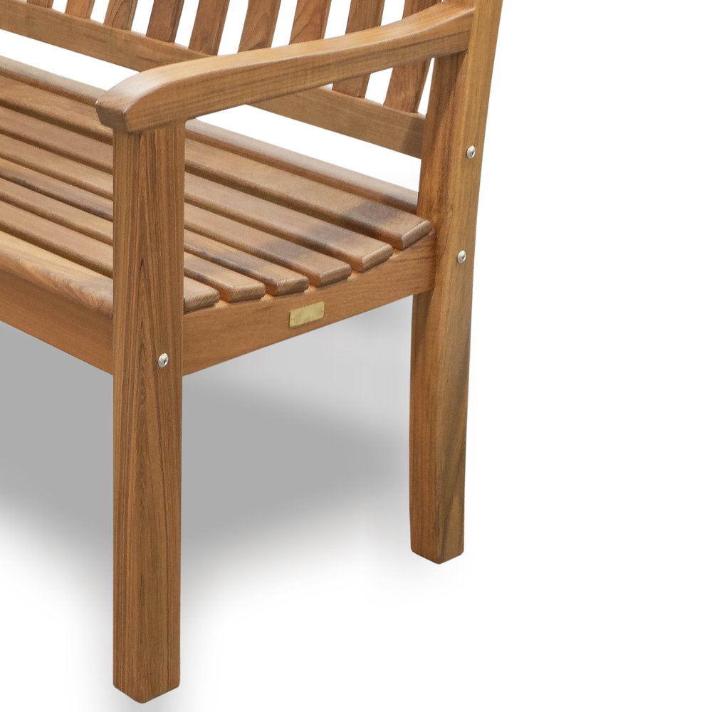 60" Teak Solid Wood Garden Outdoor Garden Bench