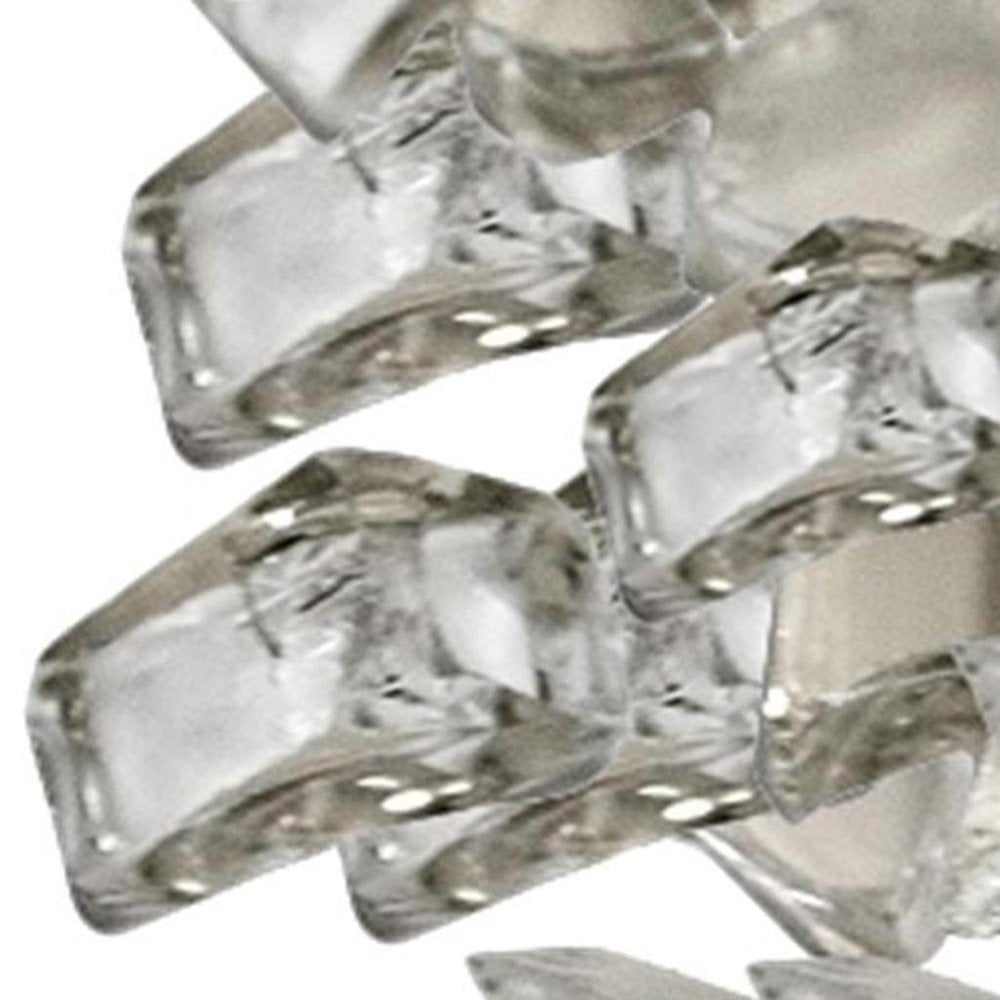 Clear Reflective Fire Pit Glass - Decorative Round Outdoor Fire Glass