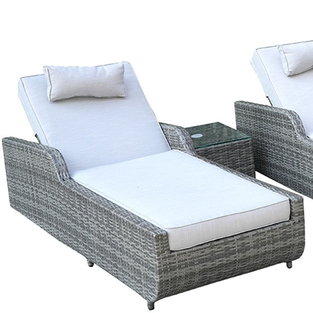 12-Piece Gray Wicker Outdoor Patio Conversation Set with Fire Pit & Table