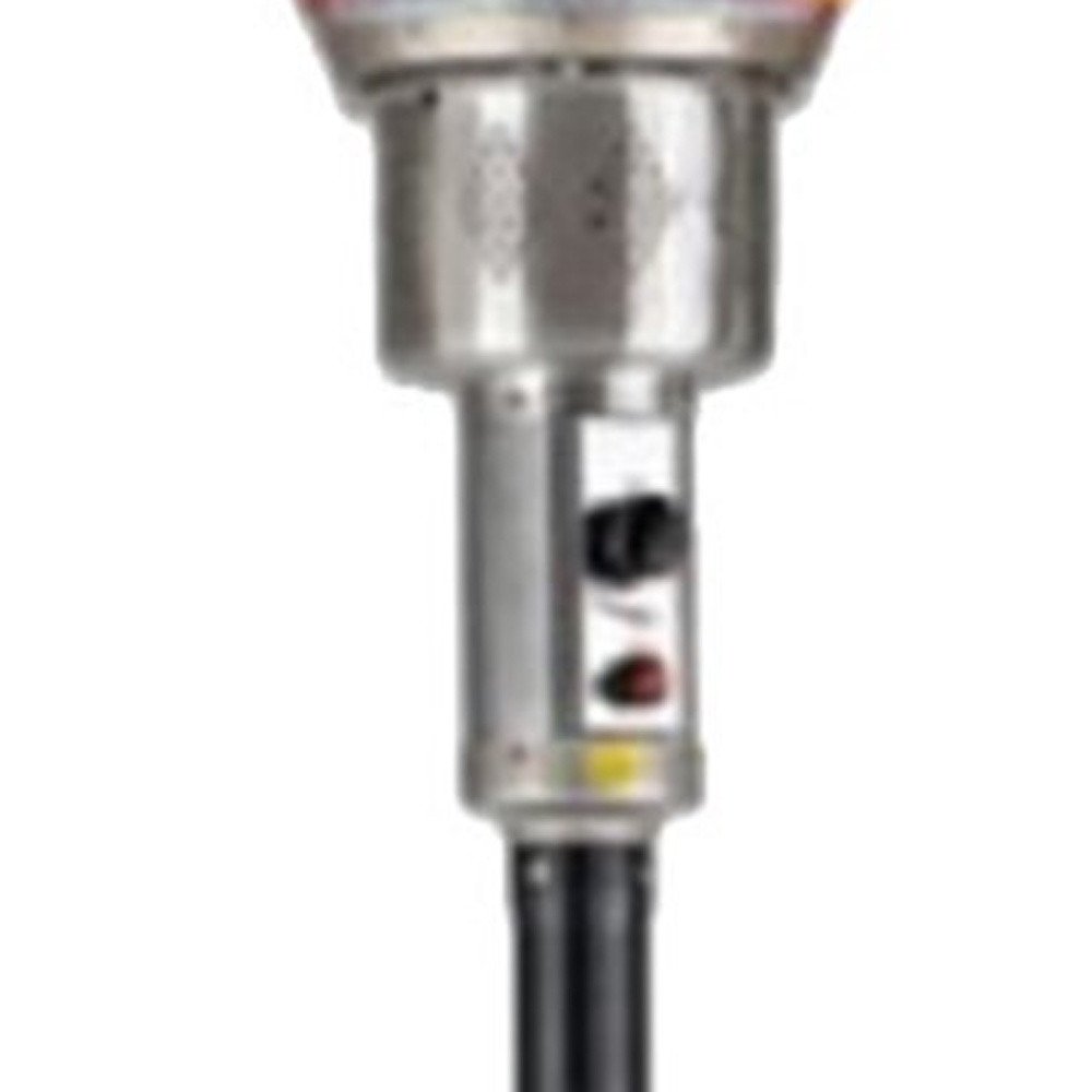 40,000 BTU Black Propane Patio Heater - Freestanding Steel Outdoor Heater