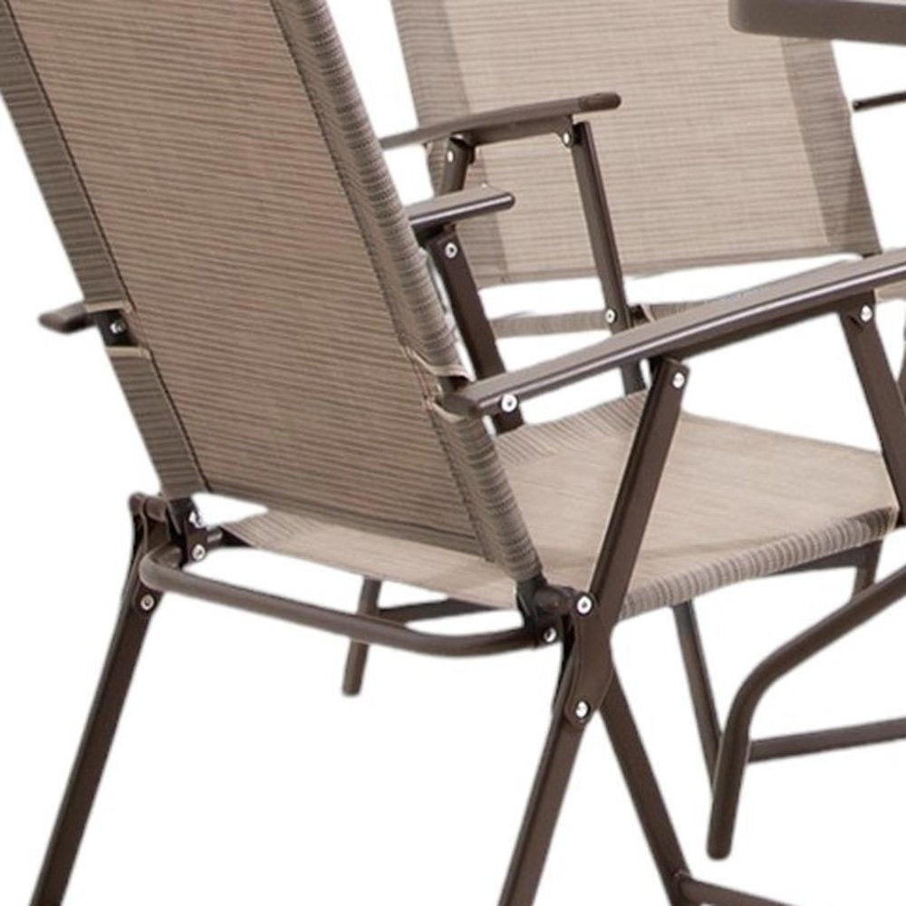 Outdoor Patio 6-Piece Clear and Gray Square Glass Dining Set with 4 Chairs