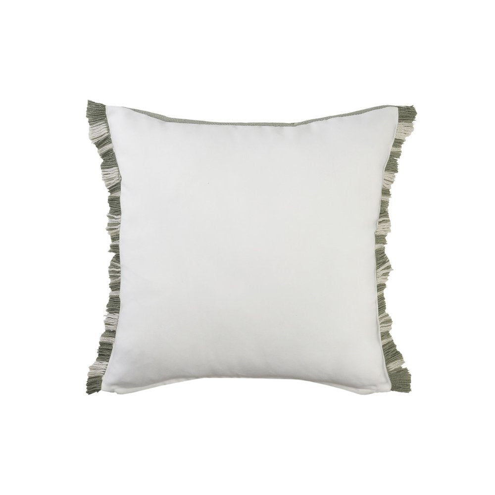 24" x 24" Tan Zippered Coastal Indoor/Outdoor Patio Throw Pillow