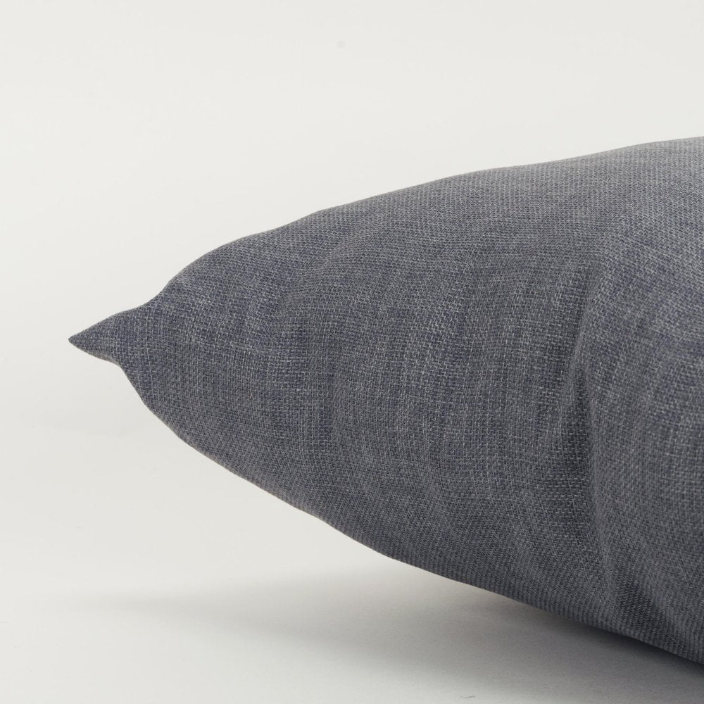 22" Granite Gray Indoor/Outdoor Patio Throw Pillow