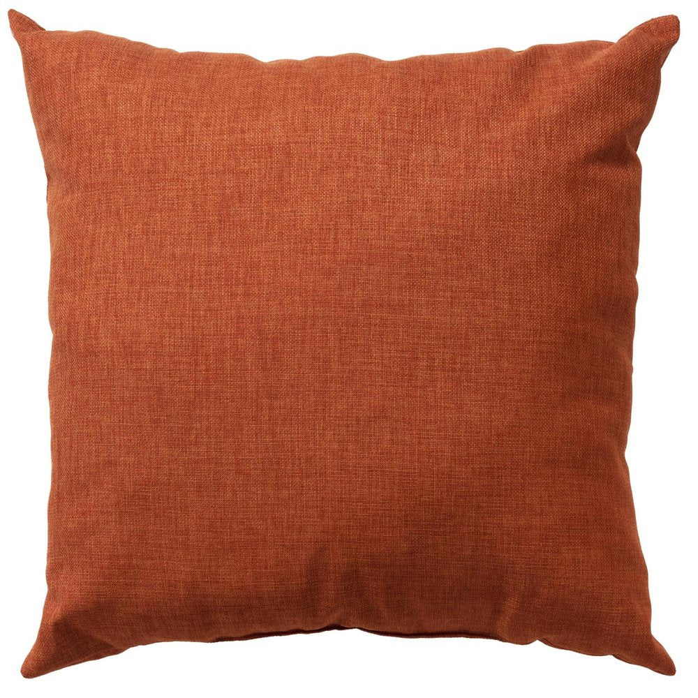 22" Orange Indoor/Outdoor Patio Throw Pillow