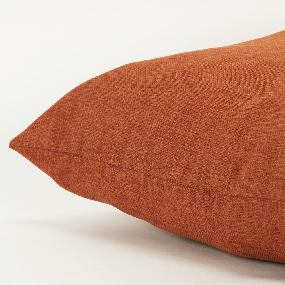 22" Orange Indoor/Outdoor Patio Throw Pillow