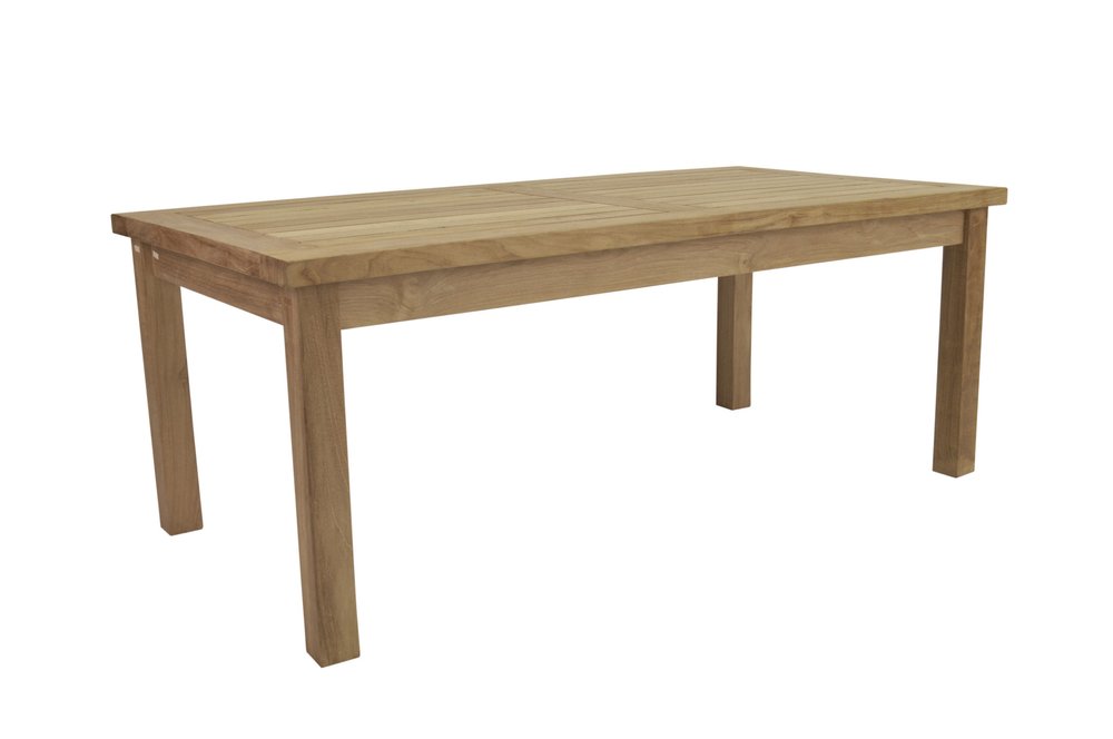 47" Natural Solid Wood Outdoor Patio Coffee Table