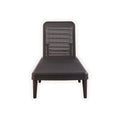 75" Brown Heavy-Duty Plastic Outdoor Patio Stacking Chaise Lounge - Outdoor Patio Chair