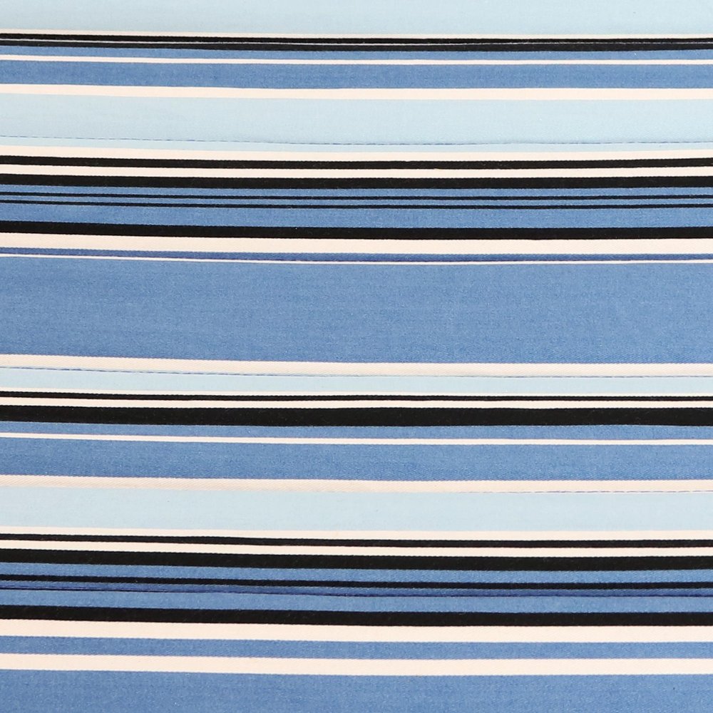 Light Blue & Dark Blue Striped Double Hammock - Outdoor Patio Hammock
