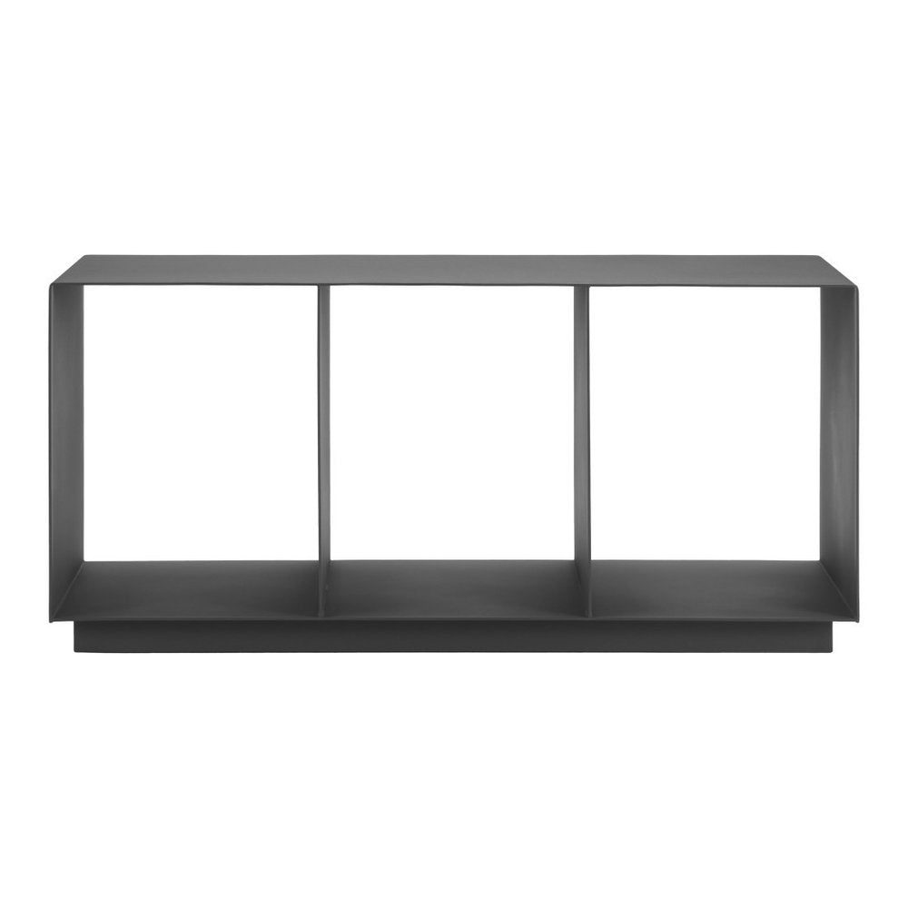 36" Charcoal Aluminum Outdoor Patio Coffee Table