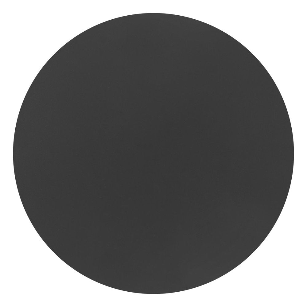 20" Black Aluminum Round Outdoor Patio Side Table