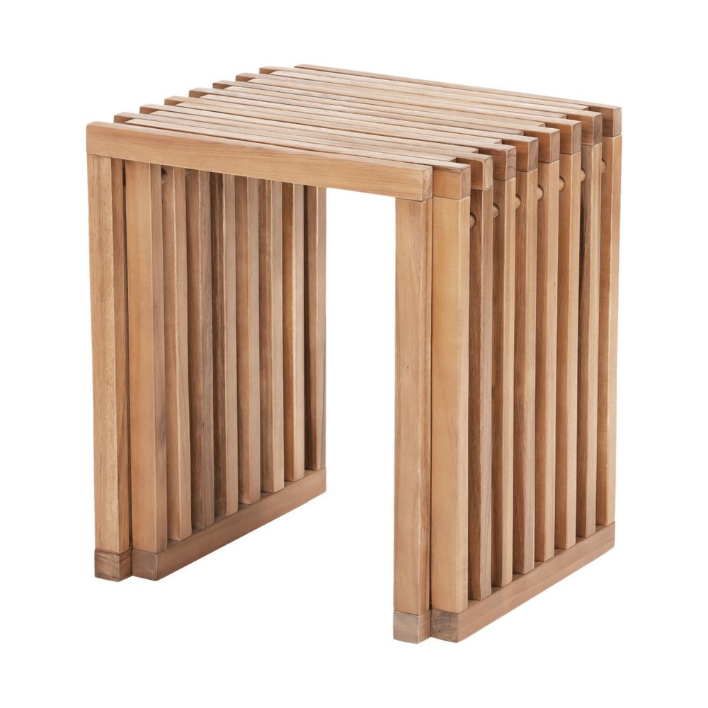 27" Natural Solid Wood Extendable Indoor/Outdoor Bench