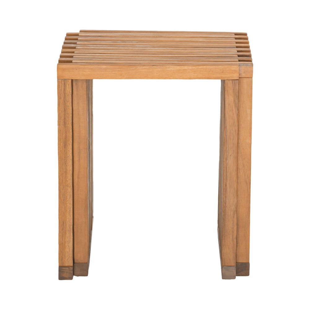27" Natural Solid Wood Extendable Indoor/Outdoor Bench