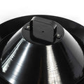 50,000 BTU 19" Black Steel Propane Portable Tabletop Round Outdoor Fire Pit