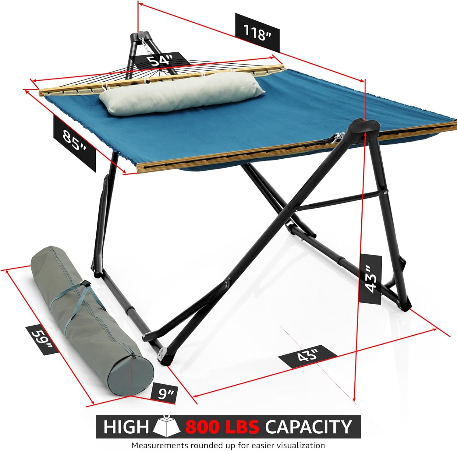 Tranquillo Unity Canvas Hammock Stand for Ultimate Relaxation