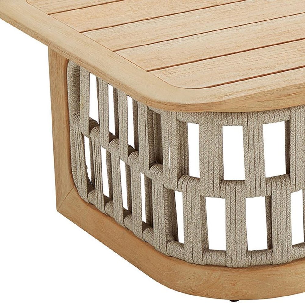 4-Piece Almond Outdoor Patio Conversation Set with Table