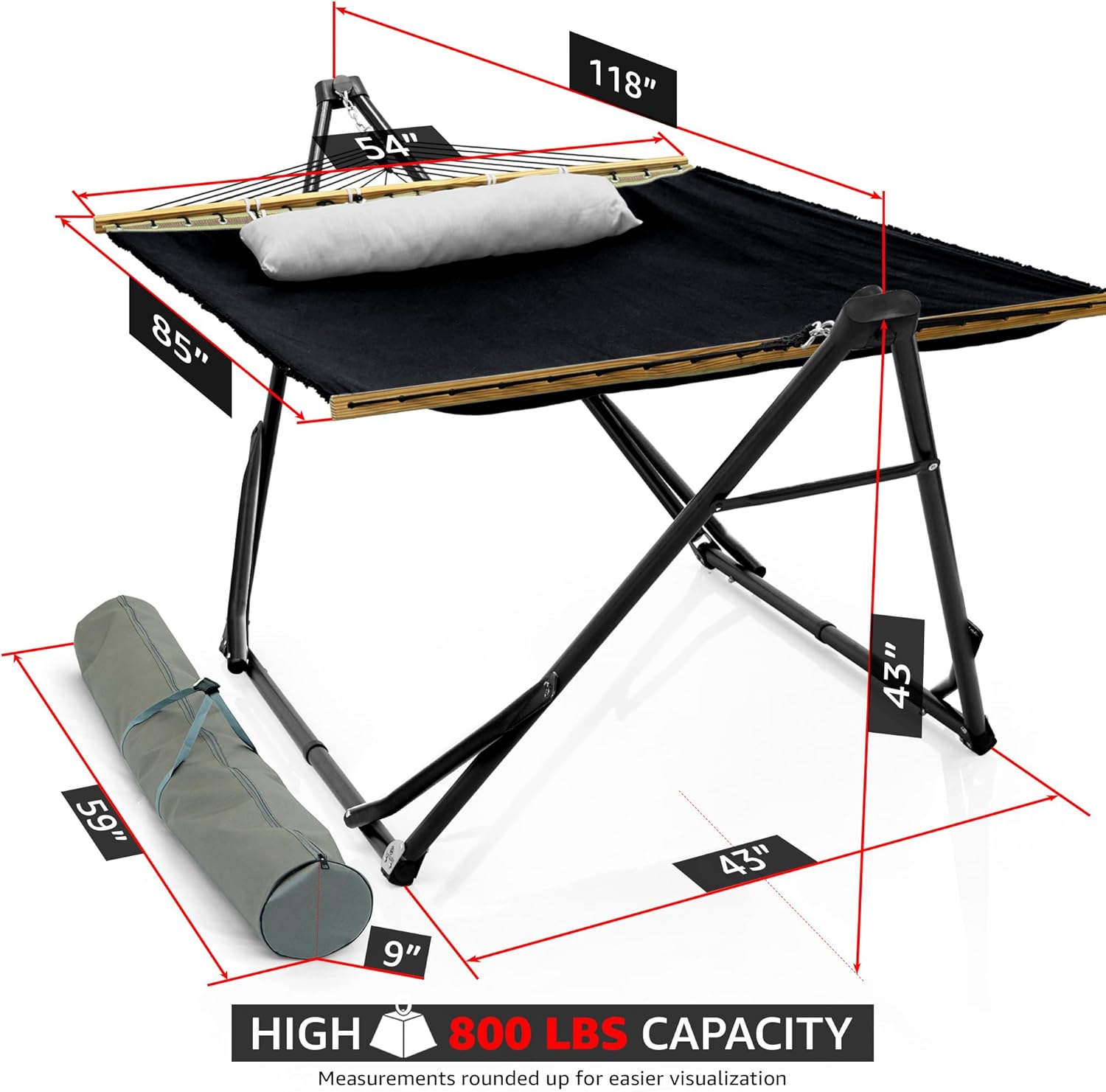 Tranquillo Unity Canvas Hammock Stand for Ultimate Relaxation