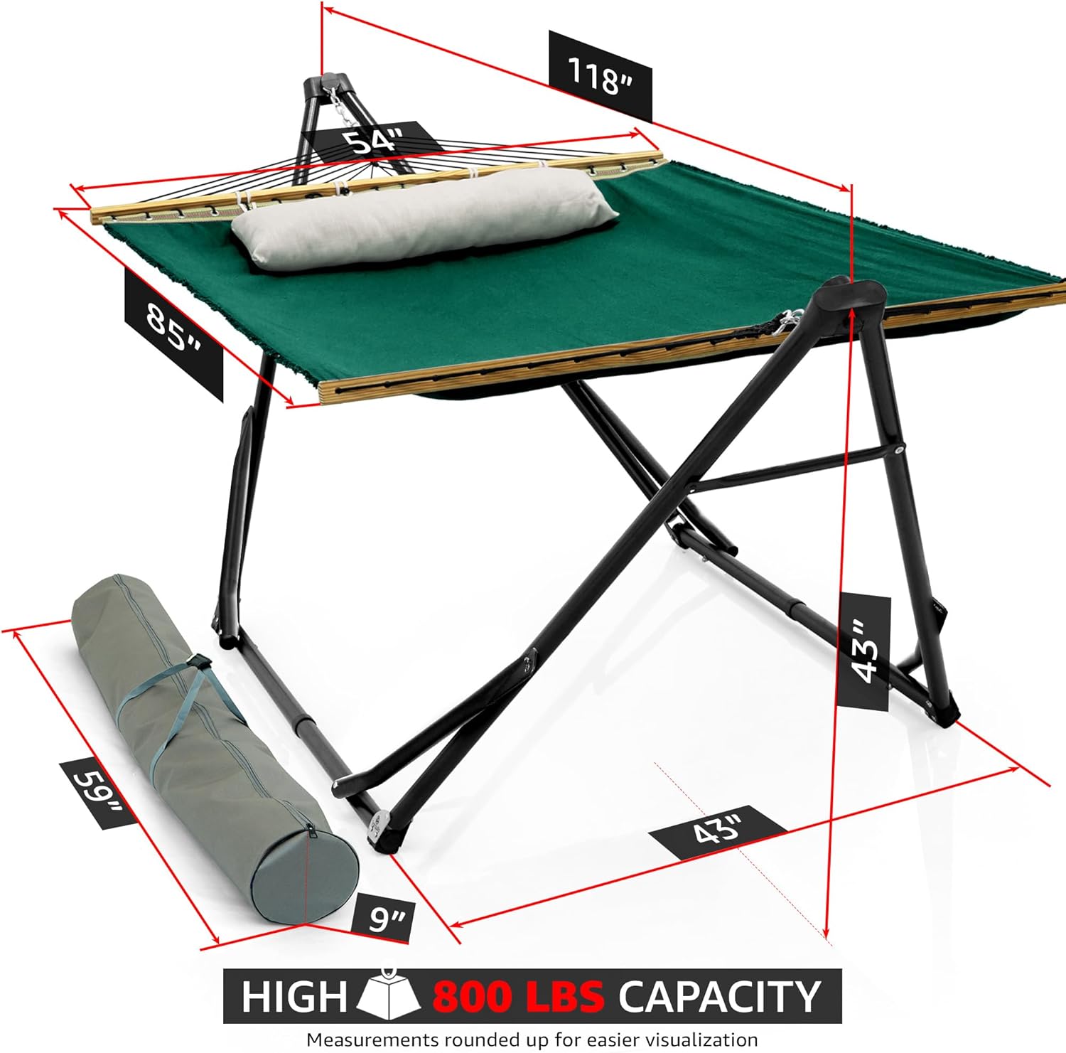Tranquillo Unity Canvas Hammock Stand for Ultimate Relaxation