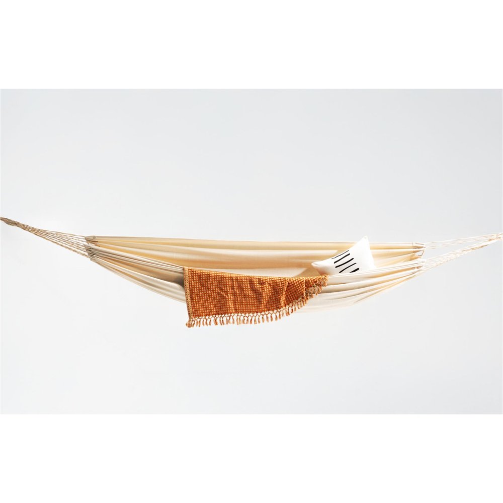 Ivory Single Spreader Bar Hammock - Outdoor Patio Hammock