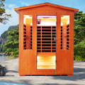 3-4-Person Outdoor Sauna - Backyard Wellness Room