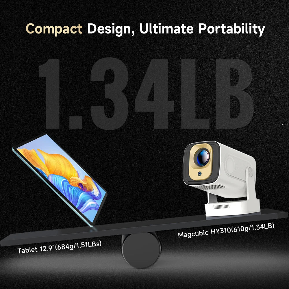 Magcubic HY310 Auto Focus Outdoor Projector 1080P 4K Android11