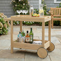 Saratoga Outdoor Rolling Bar Cart