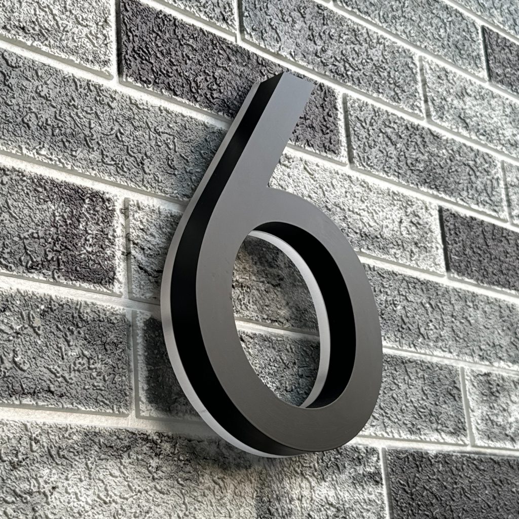 Backlit LED House Numbers – Custom Illuminated Address Numbers for Outdoor Use