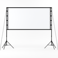 100inch Projector Screen with Stand 16:9 4K HD Rear Front Wrinkle-Free Portable And Foldable Movie Screen with Carry Bag For Indoor Outdoor Home Theat