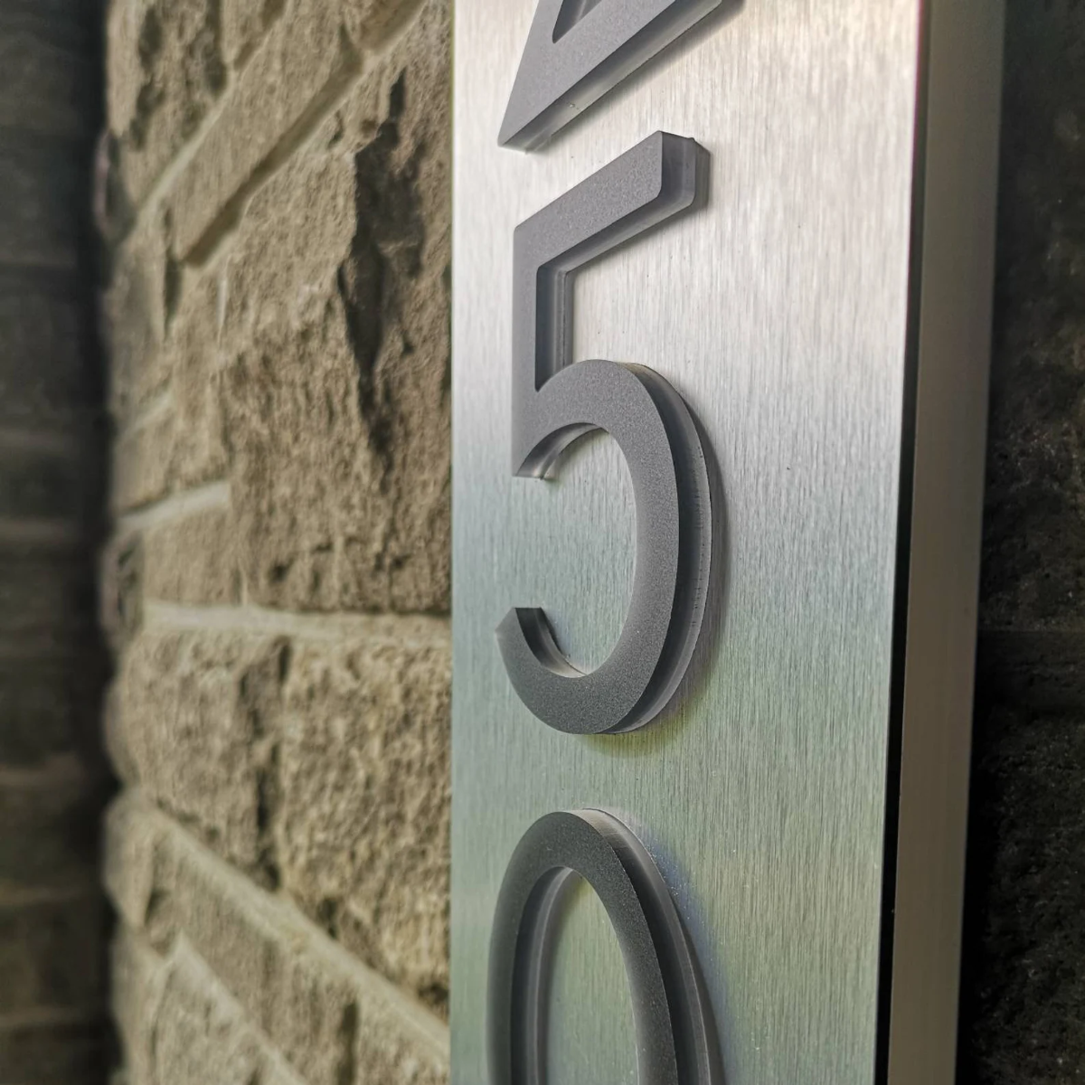3D Acrylic Backlit House Numbers – Modern LED Address Numbers for Exterior