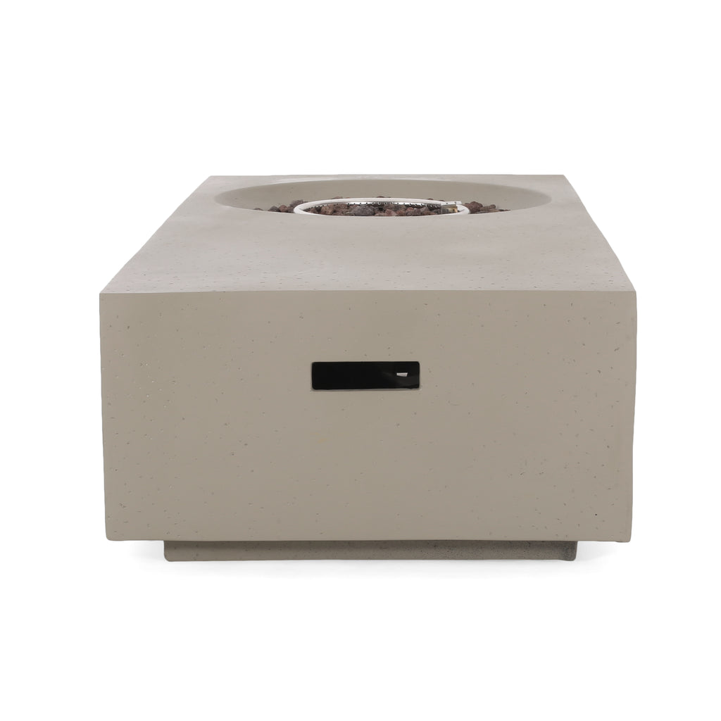 RECTANGLE 14.75" MGO Outdoor Fire Pit - 50,000 BTU