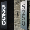 3D Acrylic Backlit House Numbers – Modern LED Address Numbers for Exterior