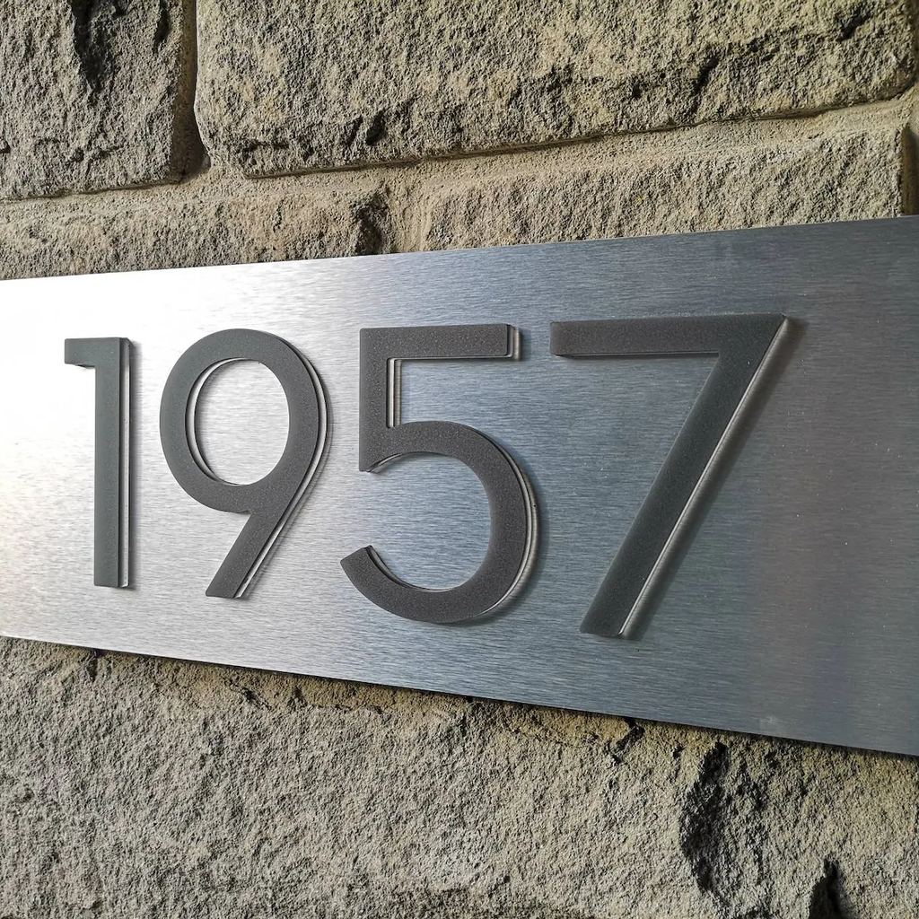3D Acrylic Backlit House Numbers – Modern LED Address Numbers for Exterior