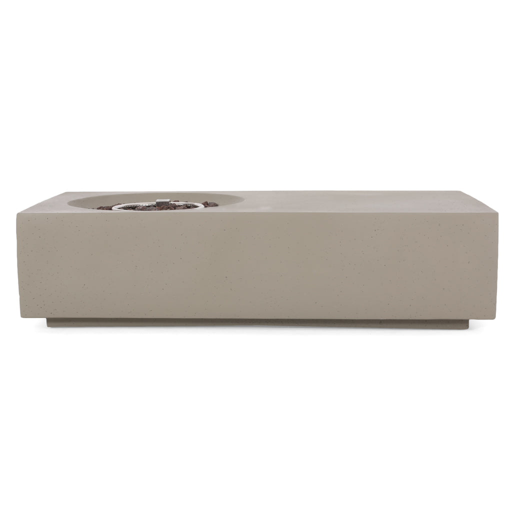 RECTANGLE 14.75" MGO Outdoor Fire Pit - 50,000 BTU