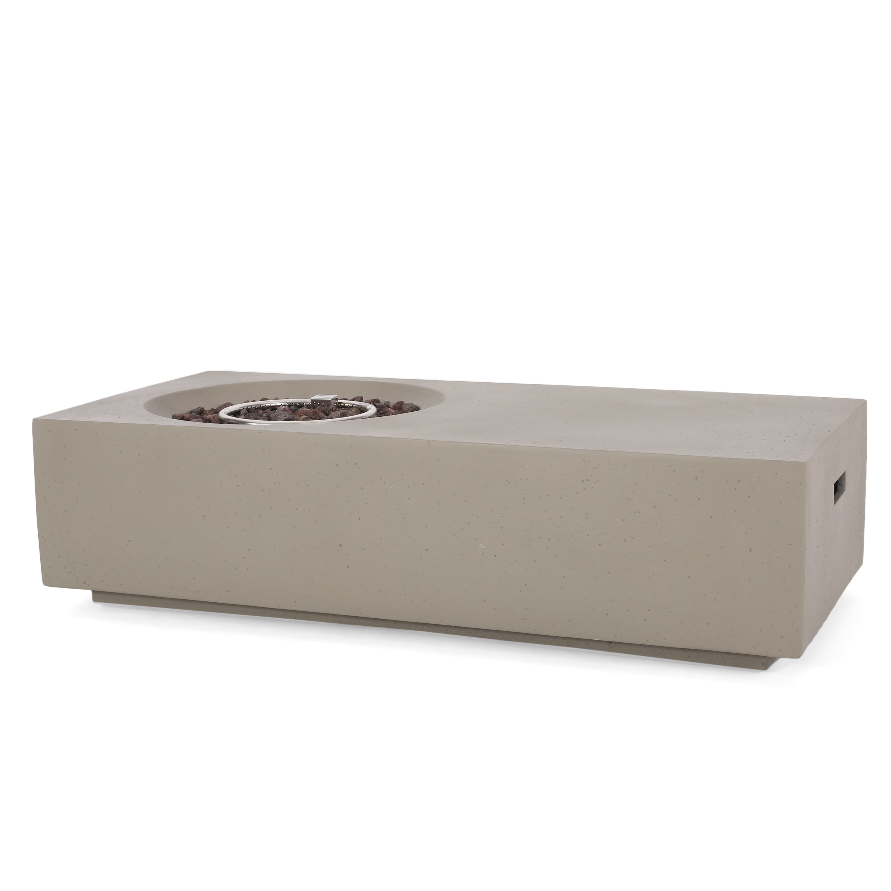 RECTANGLE 14.75" MGO Outdoor Fire Pit - 50,000 BTU